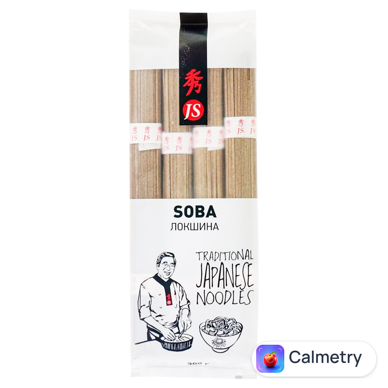 Макаронні вироби JS Soba Локшина гречана 300г — фото продукту
