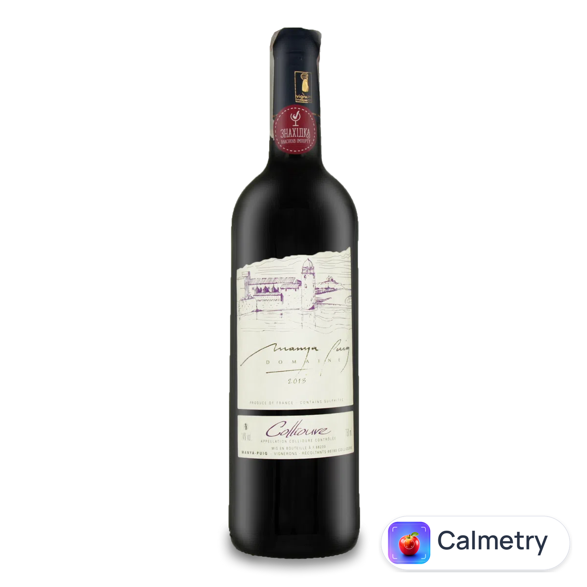 Вино Domaine Manya-Puig Collioure Tradition Rouge 2016 0,75л