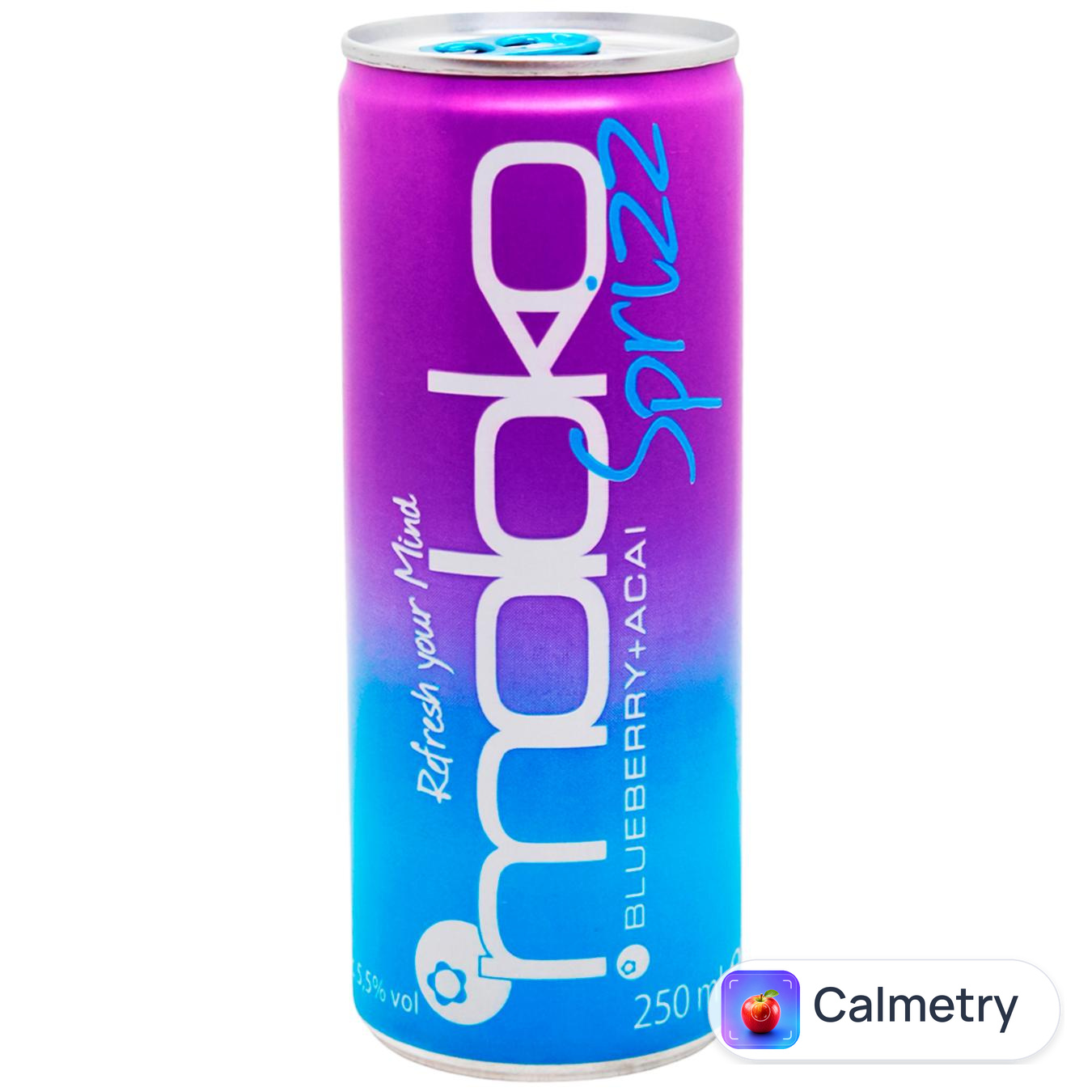 Напій винний Moloko Wine + Blueberry Acai 5,5% 250мл