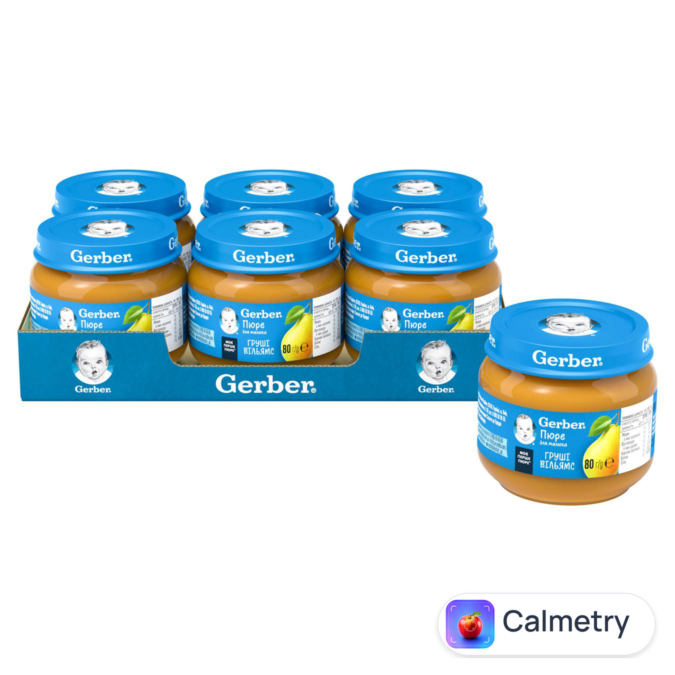 Пюре Gerber з груші Вільямс 80г — фото продукту
