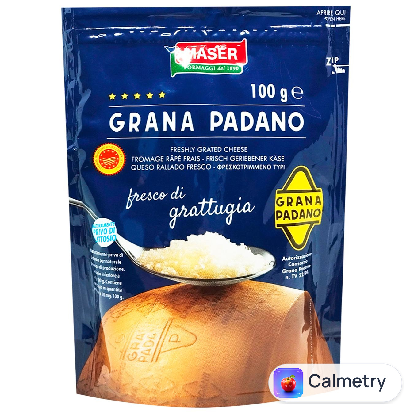 Сир Maser Grana Padano тертий 100г