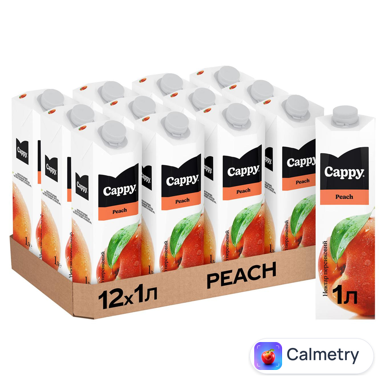 Нектар Cappy Персик 1л — фото продукту