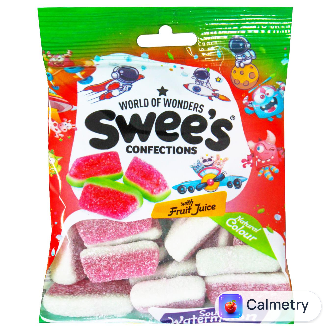 Цукерки Swees Кавун желейні кислі 80г