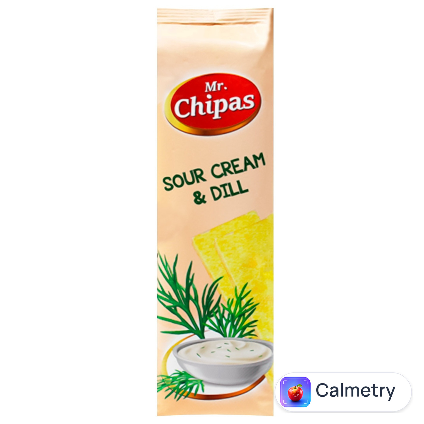 Чипси Mr.Chipas картопляні Сметана і кріп 75г
