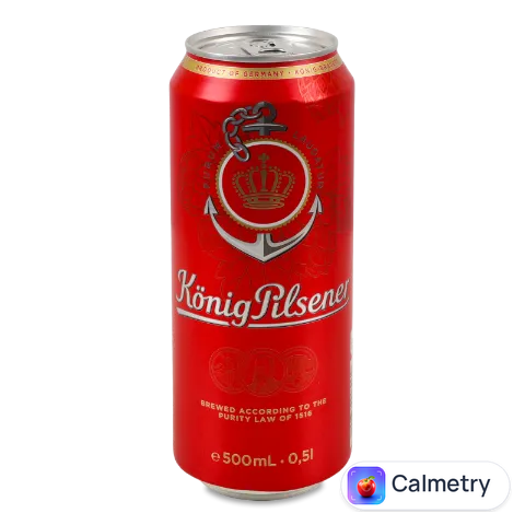 Пиво Konig Pilsener світле з/б