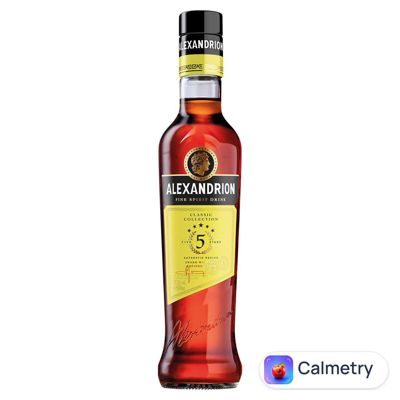 Напій алкогольний Alexandrion 5 зірок 37,5% 0,5л
