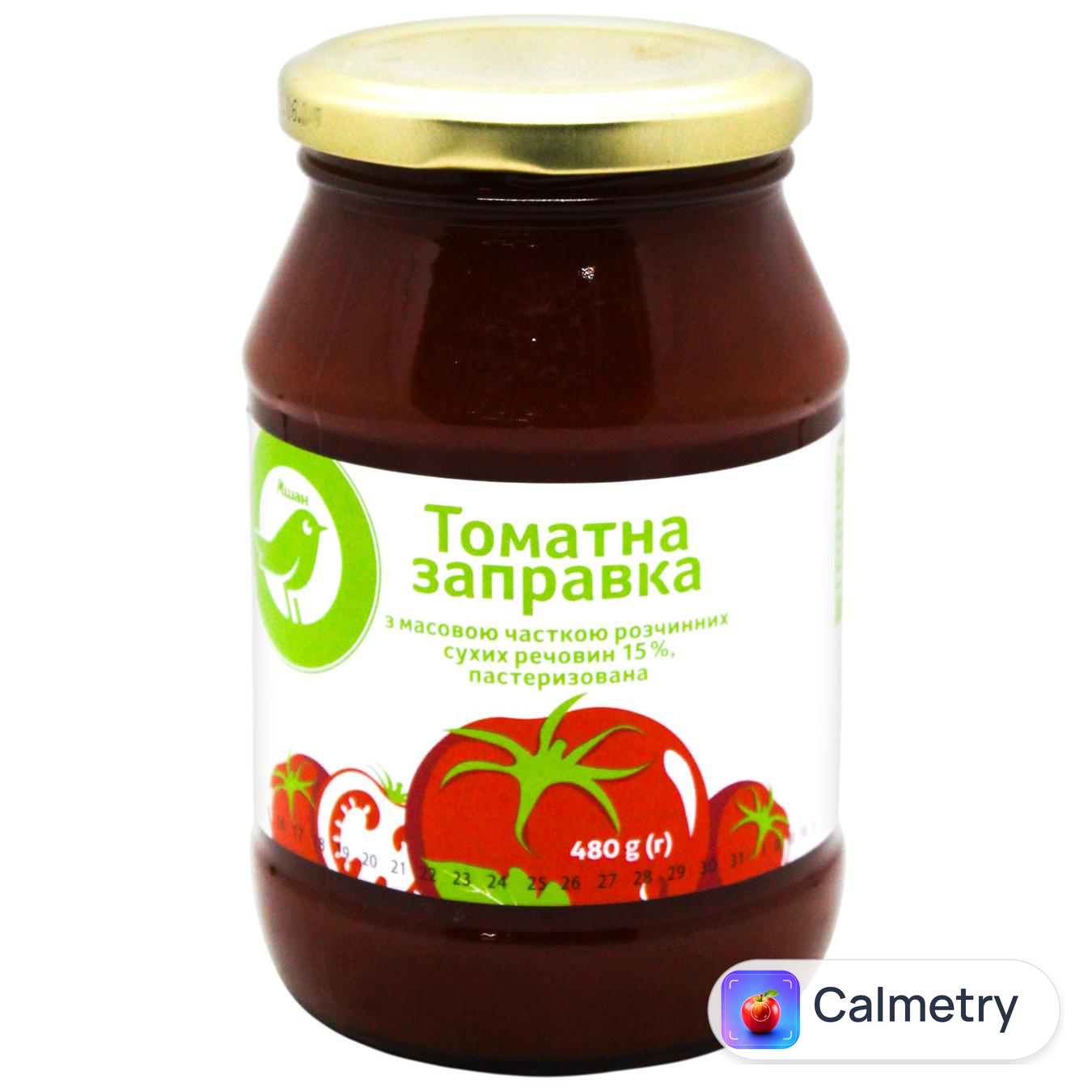 Томатна заправка Auchan 15% 480г