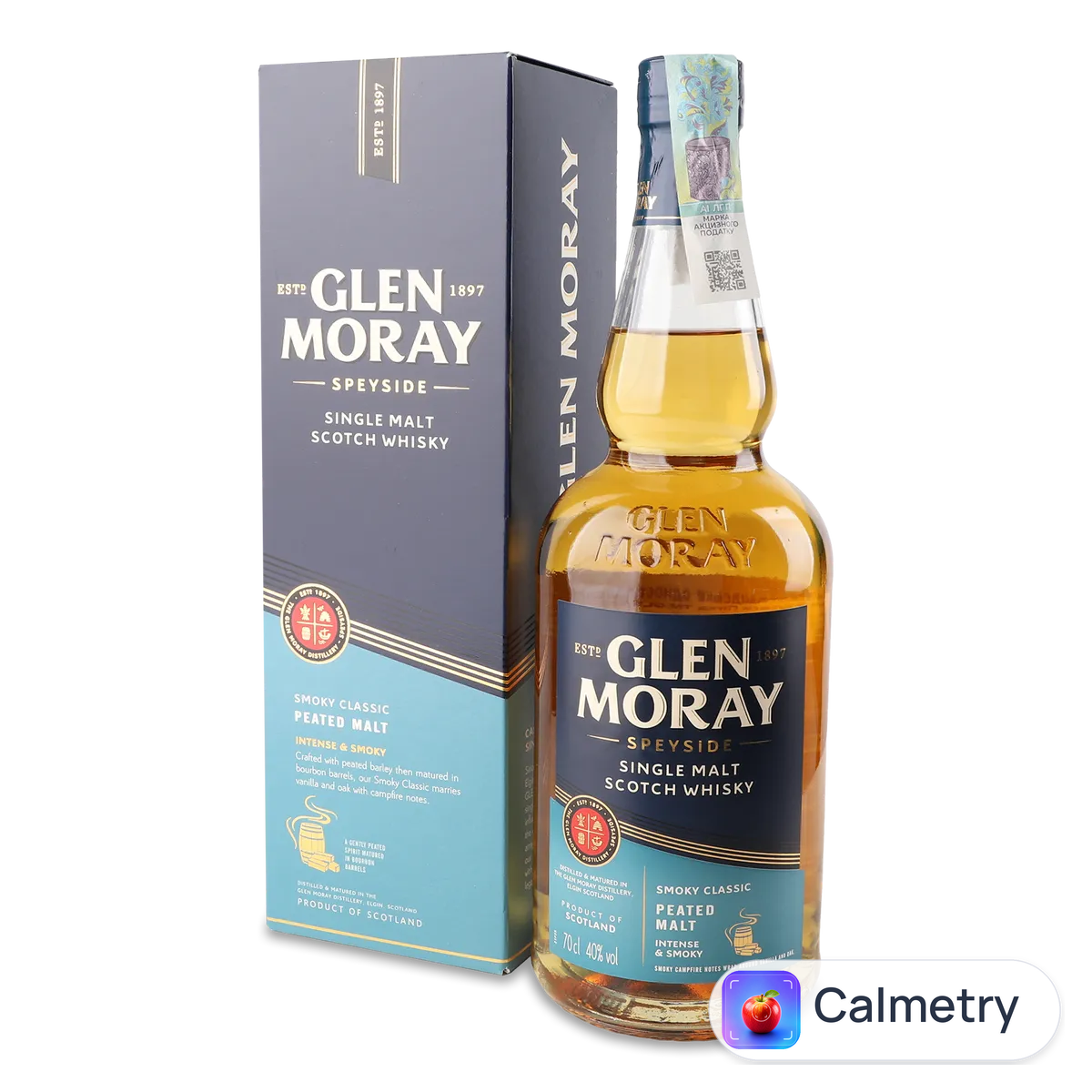 Віскі Glen Moray Peated Single Malt 0,7л