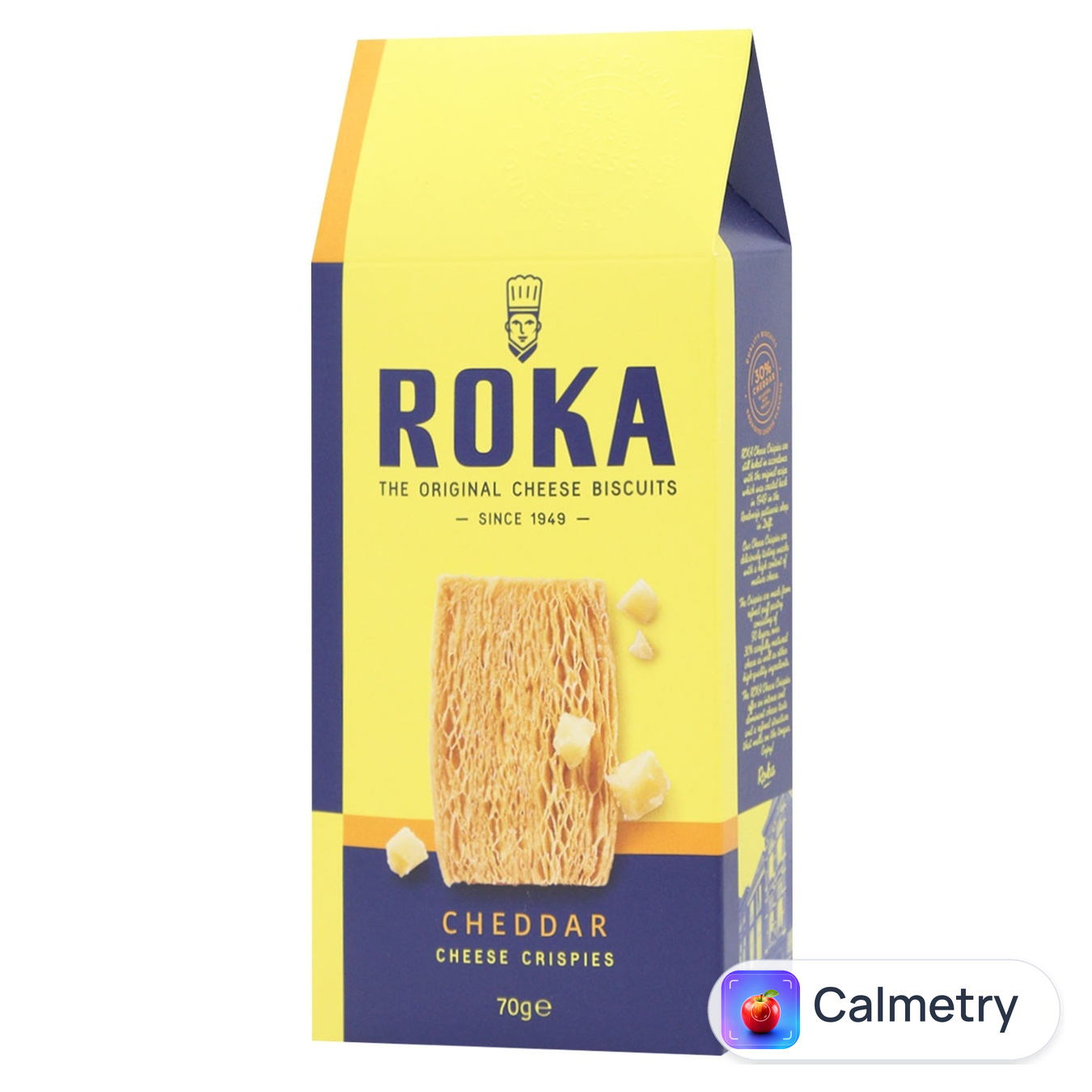 Печиво сирне Roka з сиром чеддер 70г