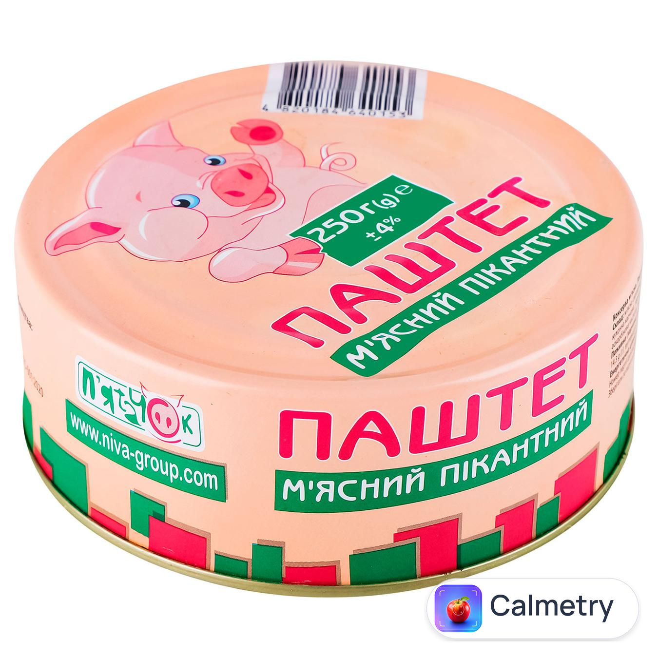 Паштет «П'ятачок» «М'ясний» пікантний 250г