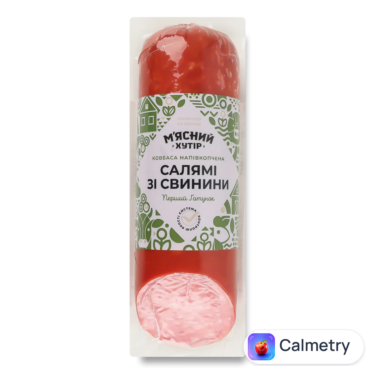 Ковбаса «М'ясний хутір» «Салямі» н/к 1-й ґатунок, малий батон