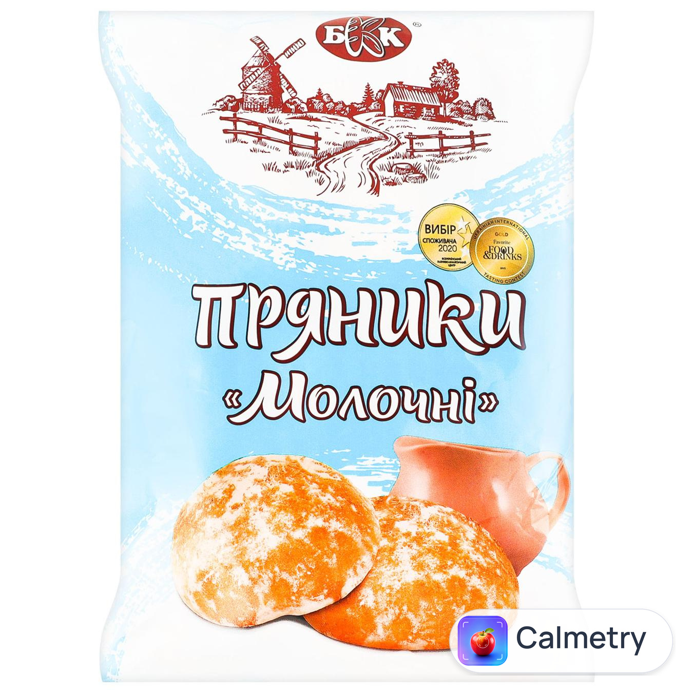 Пряники БКК молочні 380г — фото продукту