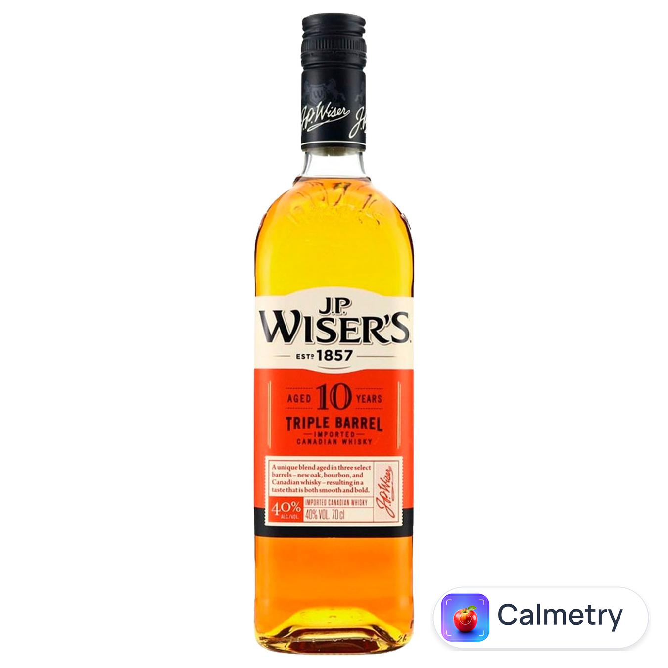 Віскі J.P. Wiser's Triple Barrel 10 років 40% 0,7л