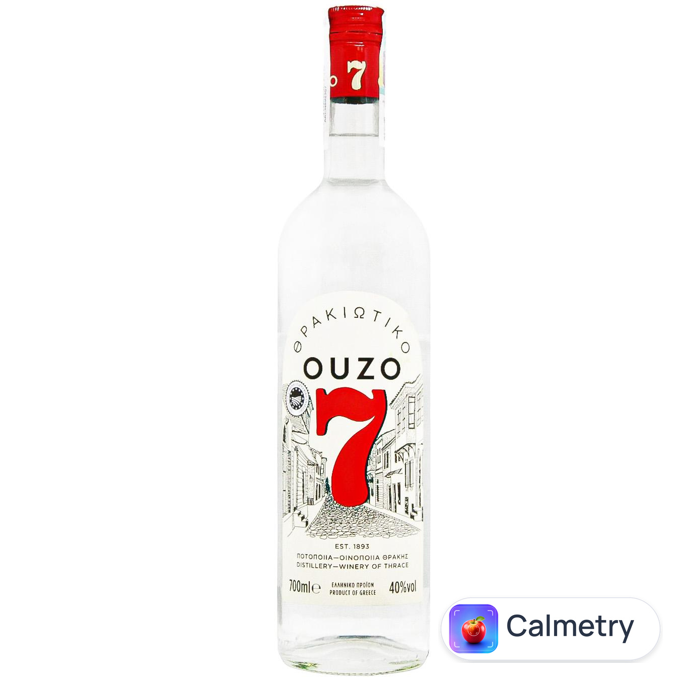 Напій Ouzo Thrakiotiko 7 анісовий 40% 0,7л