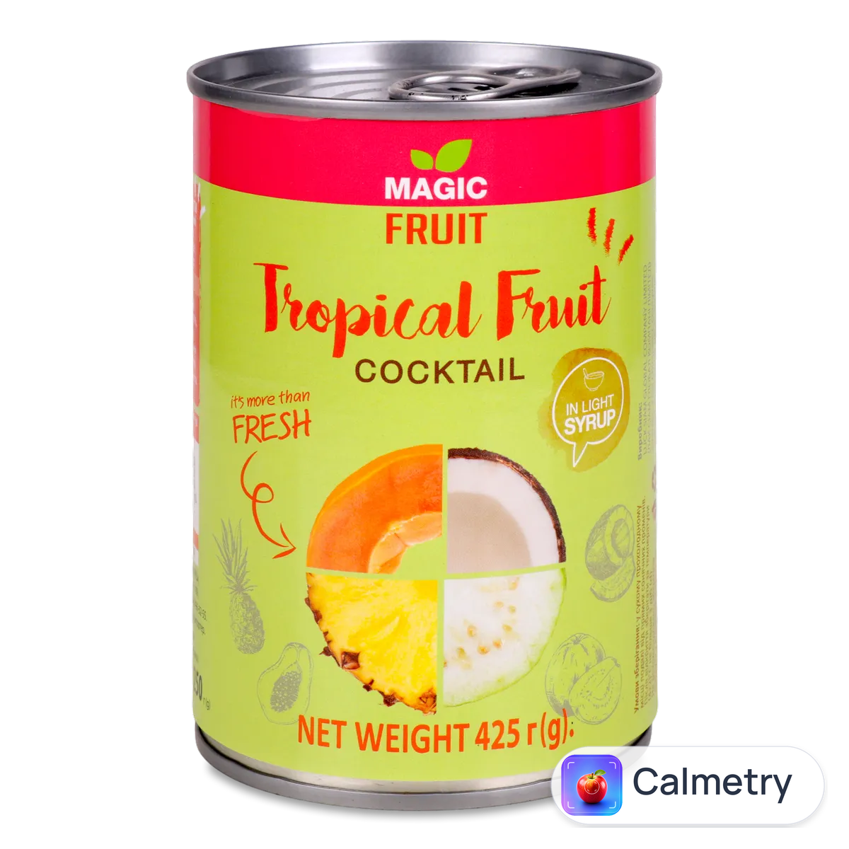 Тропічні фрукти Magic Fruits в легкому сиропі 425г