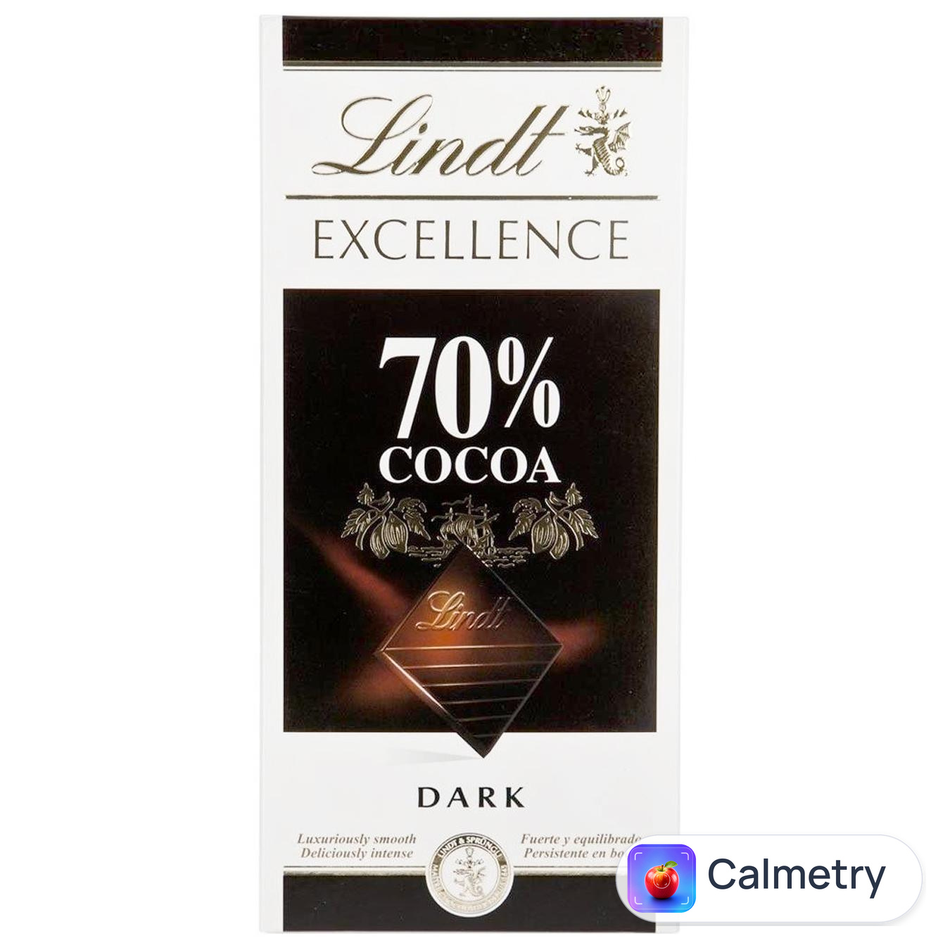 Шоколад чорний Lindt Excellence 70% 100г — фото продукту