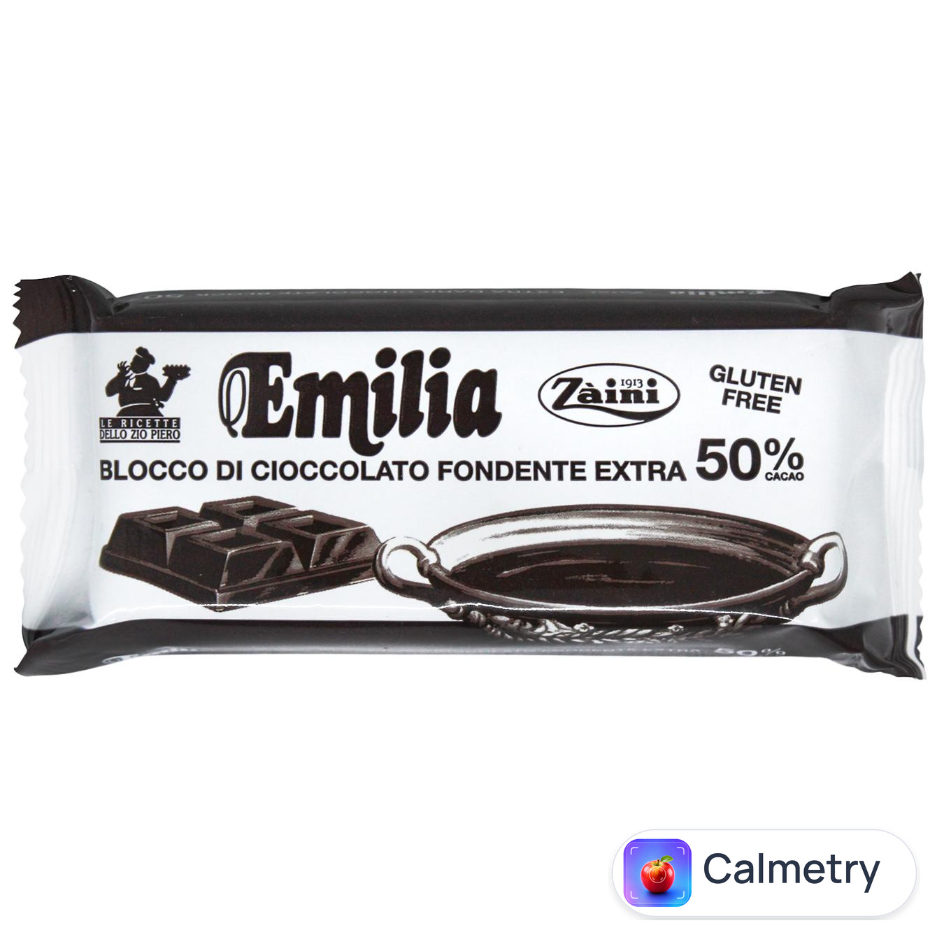 Шоколад чорний Zaini Emilia 200г