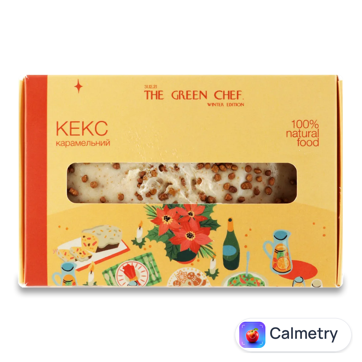 Кекс Green Chef карамельний 250г