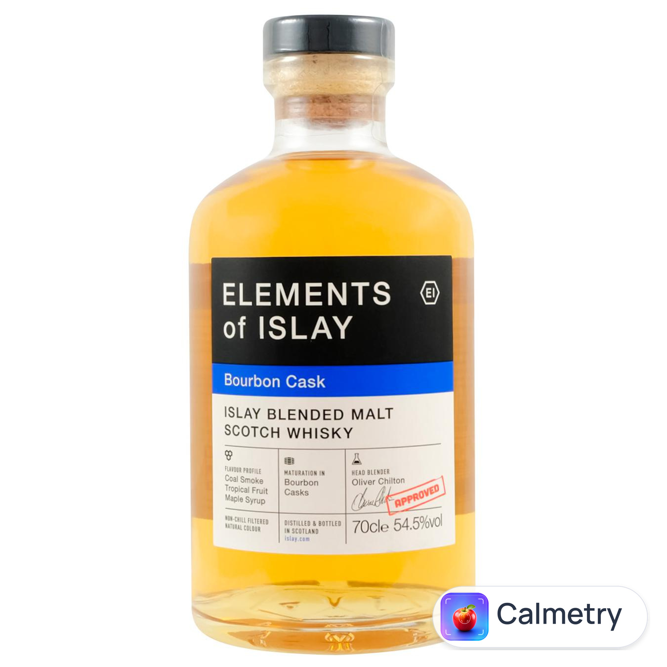 Віскі Elements of Islay Bourbon Cask 54,5% 0,7л