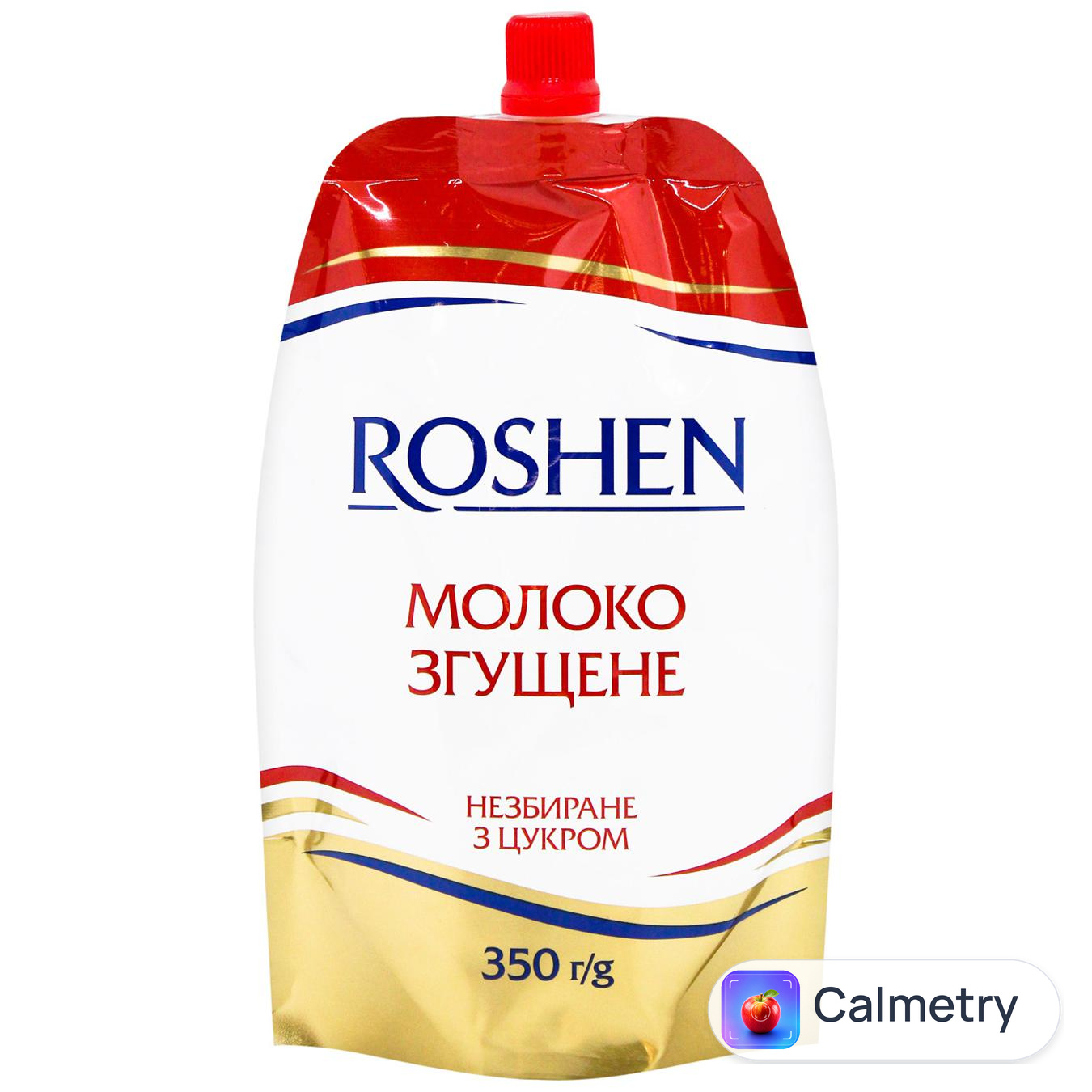 Молоко згущене Roshen незбиране з цукром 350г — фото продукту