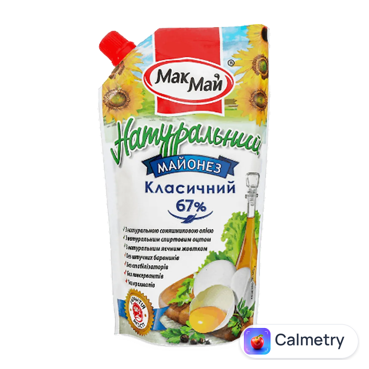 Майонез «МакМай» «Класичний» натуральний 67% д/п 350г