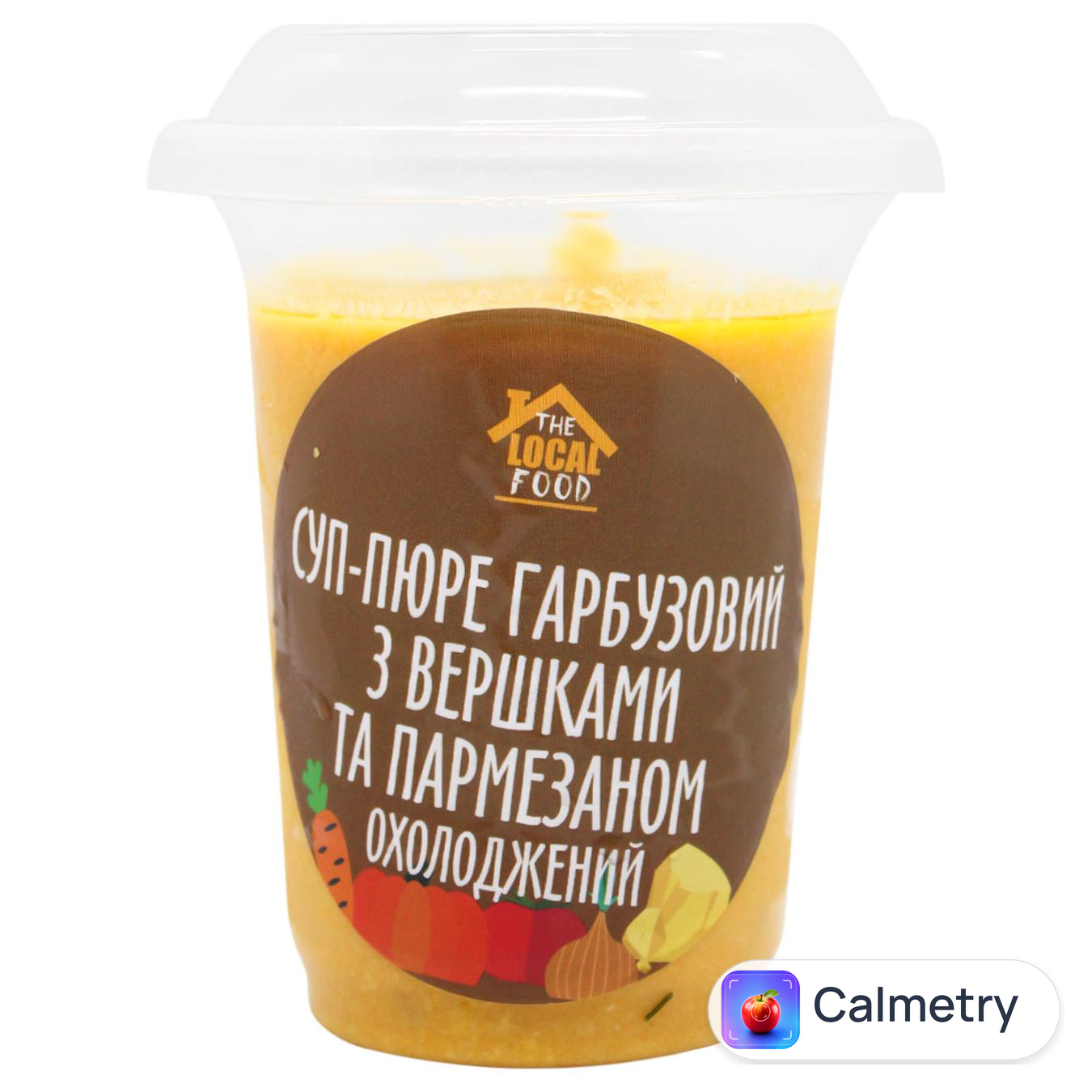 Суп-пюре гарбузовий з вершками та пармезаном 300г The Local Food