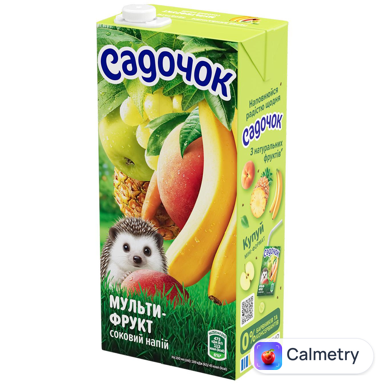 Нектар Садочок Мультифрукт 0,95л — фото продукту