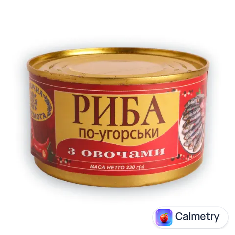 Риба Смачна Перемога по-Угорськи з овочами