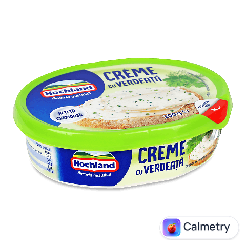 Сир-крем Creme Hochland з травами 60%, 200г
