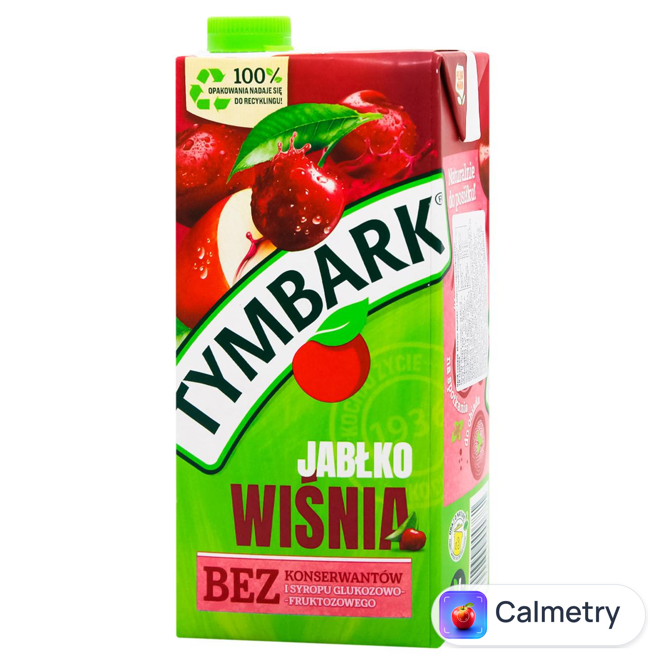 Напій Tymbark Яблуко-вишня соковий 1л — фото продукту