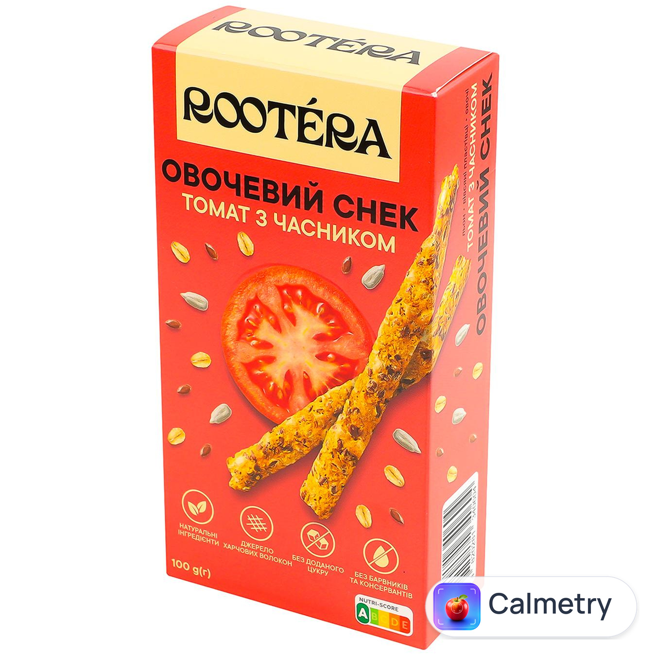 Снек овочевий Rootera Томат з часником 100г