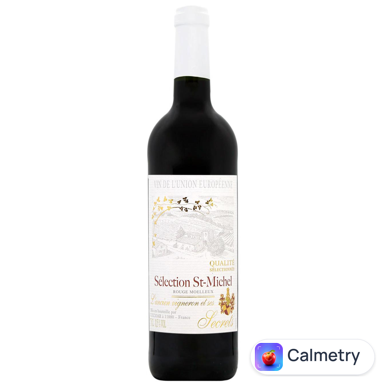 Вино Selection St-Michel напівсолодке червоне 10,5% 0,75л