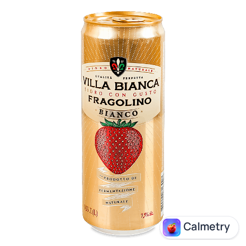 Сидр Villa Bianca Fragolino Bianco з/б, 0,33л