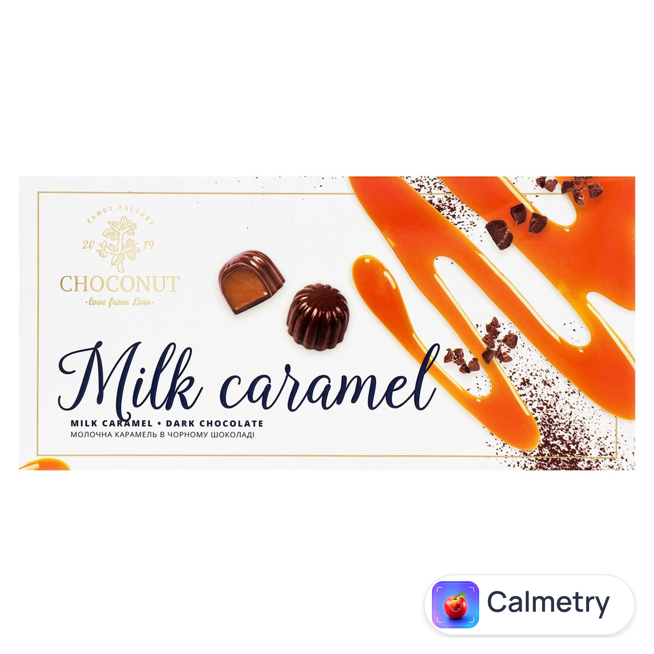 Цукерки Choconut Milk Caramel шоколадні 90г