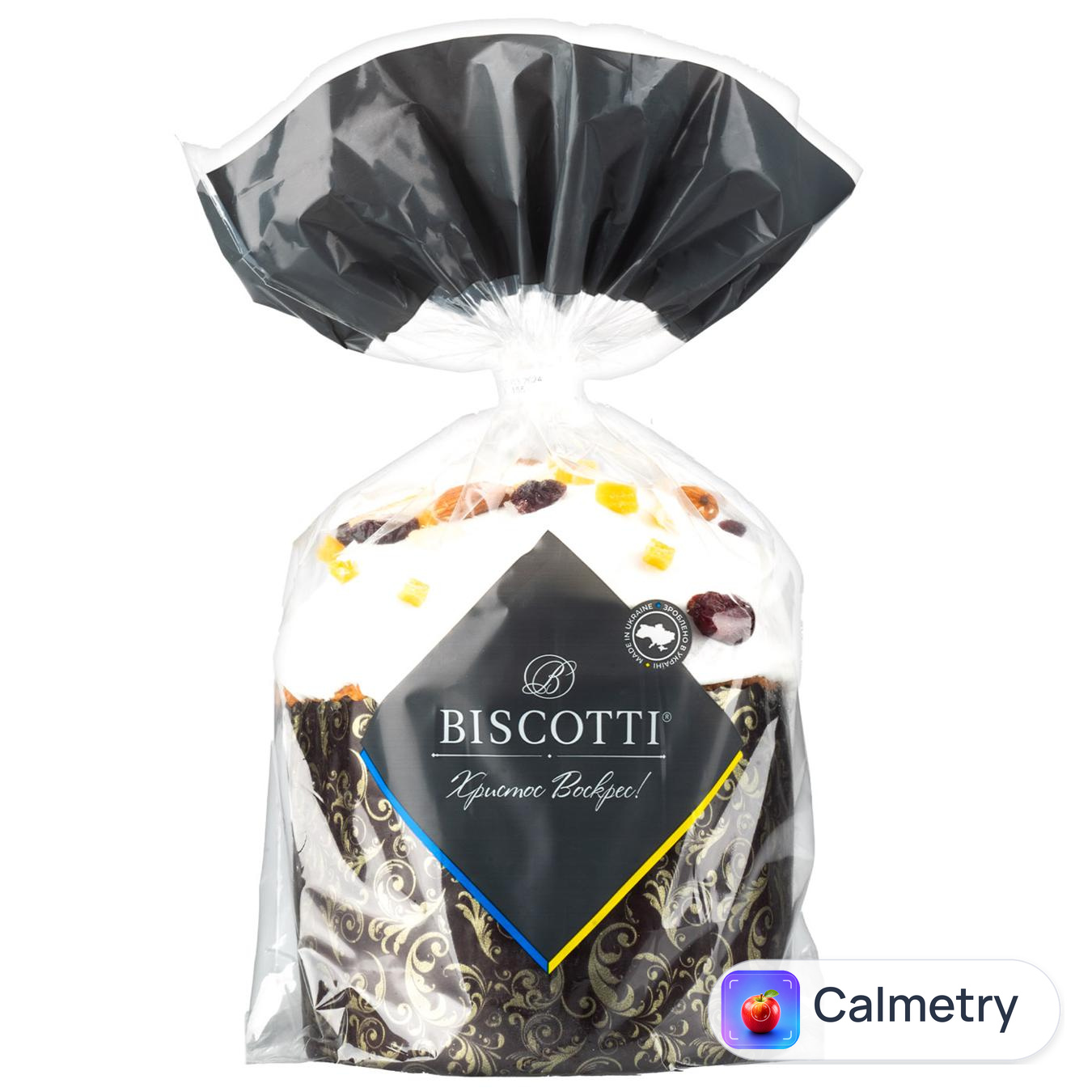 Кекс великодній Biscotti з цукром та підсолоджувачем 245г