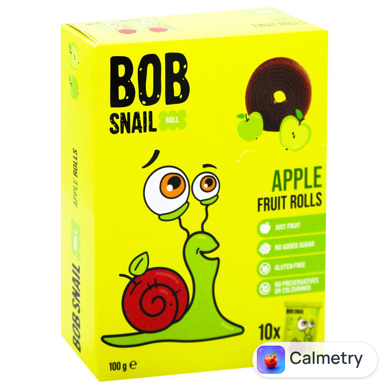 Цукерки Bob Snail яблуко 100г