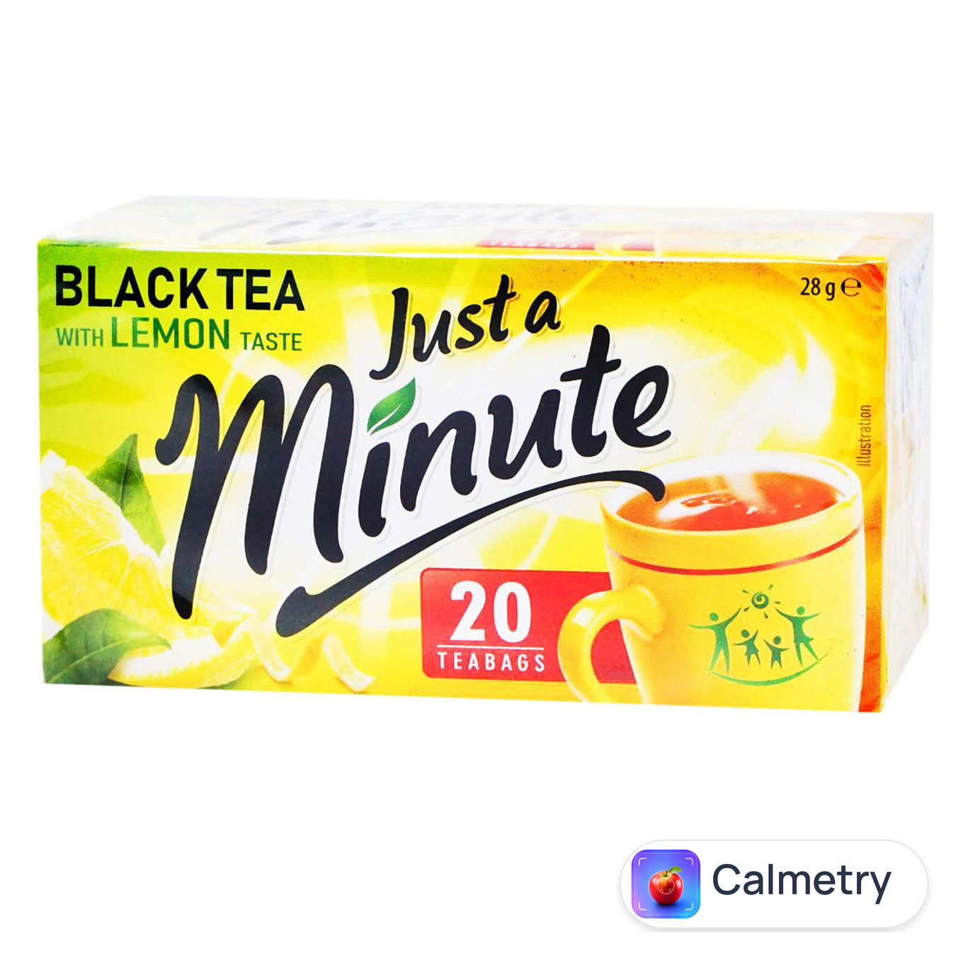 Чай чорний Just a Minute Лимон 1,4г*20шт