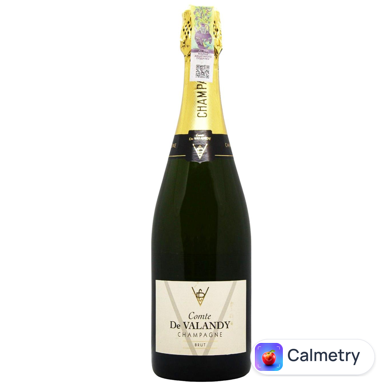 Шампанське Comte de Valandy біле сухе 12% 0,75л