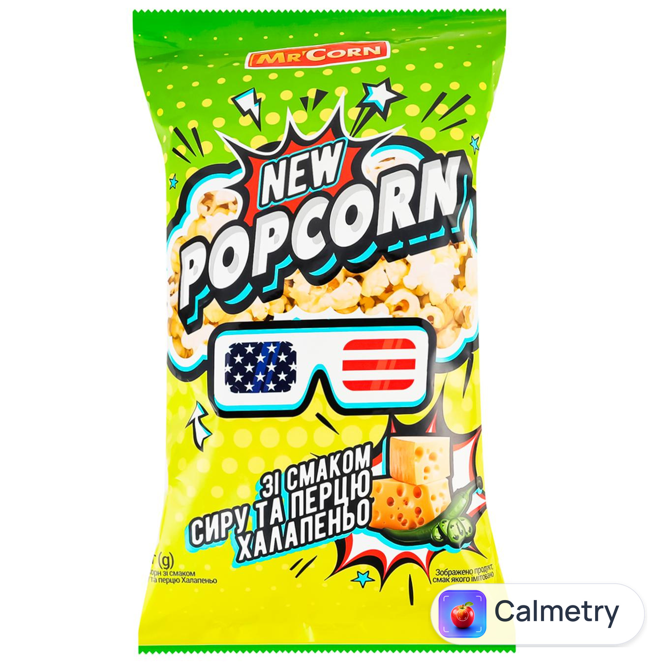 Попкорн Mr'Corn зі смаком сиру та перцю халапеньо 70г