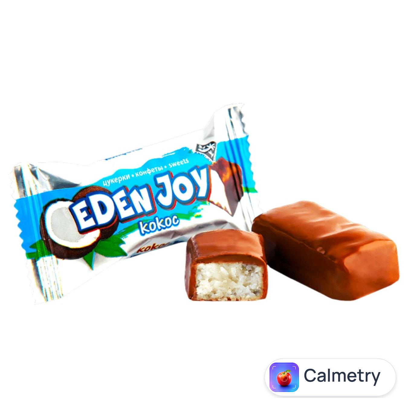 Цукерки Житомирські Ласощі Eden Joy кокос
