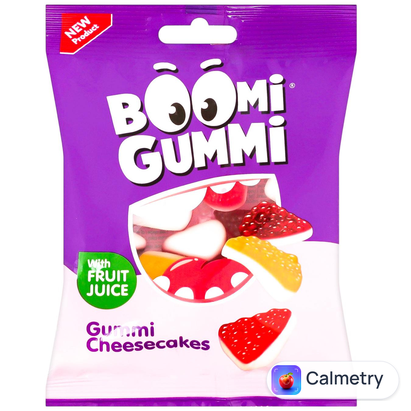 Цукерки Boomi Gummi Cheesecakes желейні 70г — фото продукту