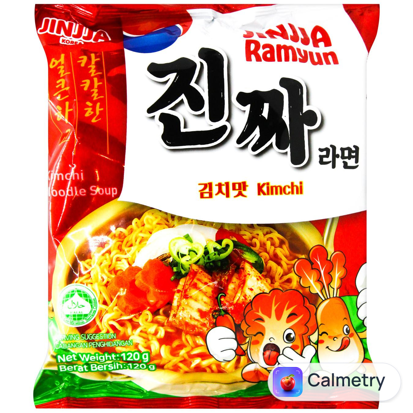 Локшина Jinjja Ramyun зі смаком кімчі 120г