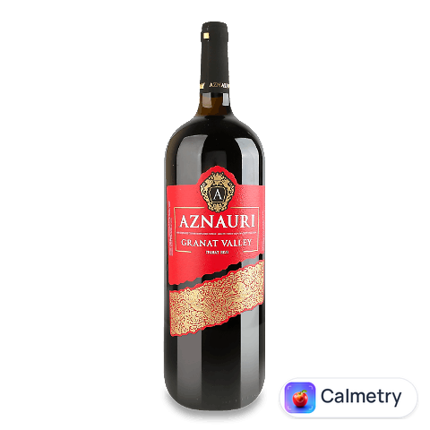 Вино Aznauri Granato Valley червоне напівсолодке, 1,5л