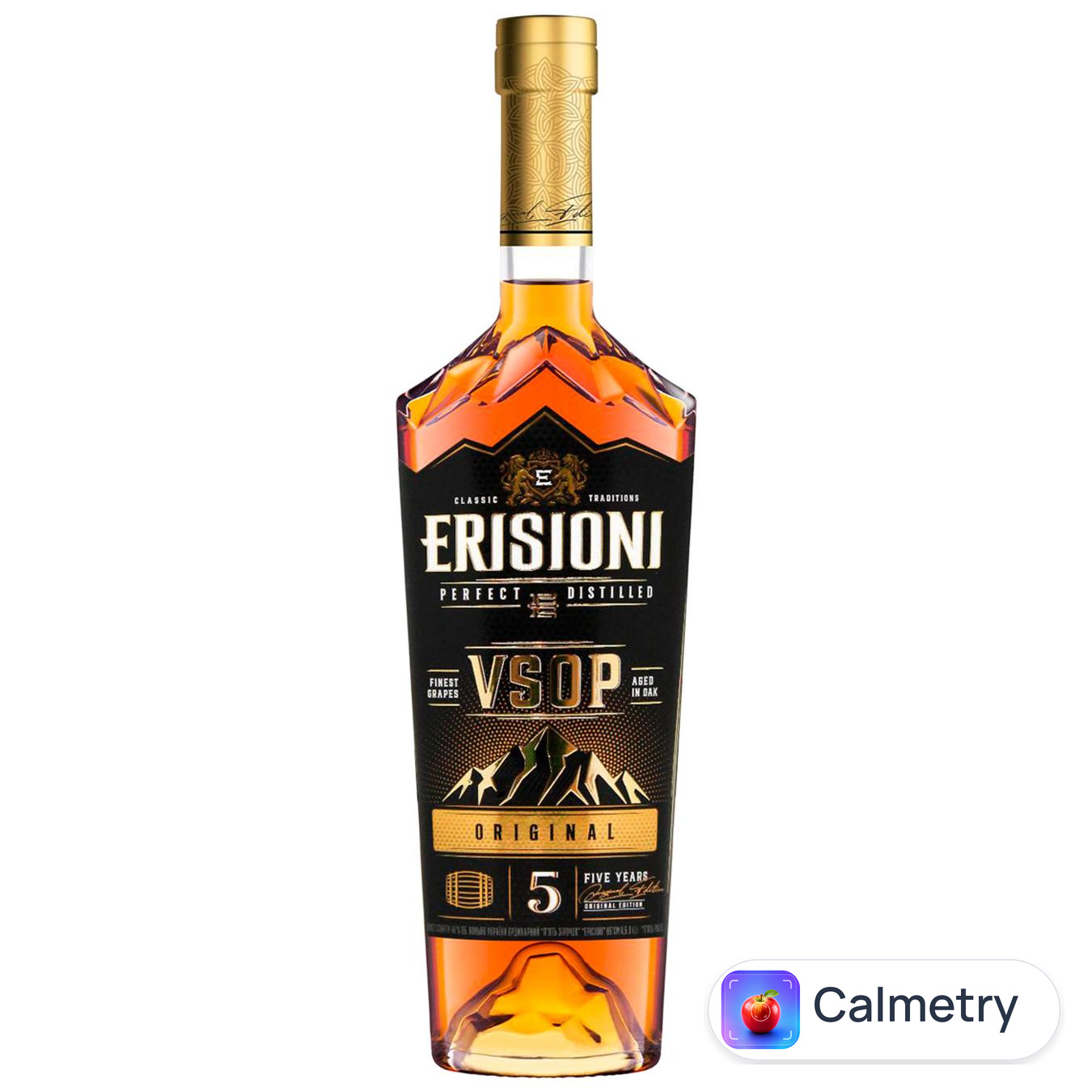 Бренді Erisioni VSOP 5 років 40% 0,5л — фото продукту
