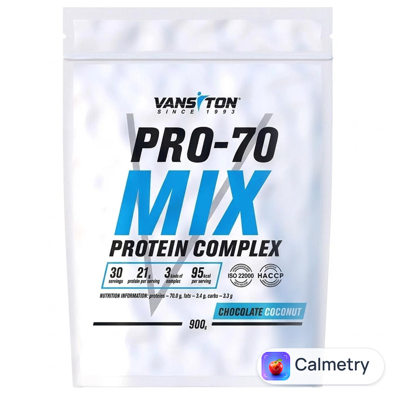 Протеїн Vansiton Pro-70 Шоколад-кокос 900г