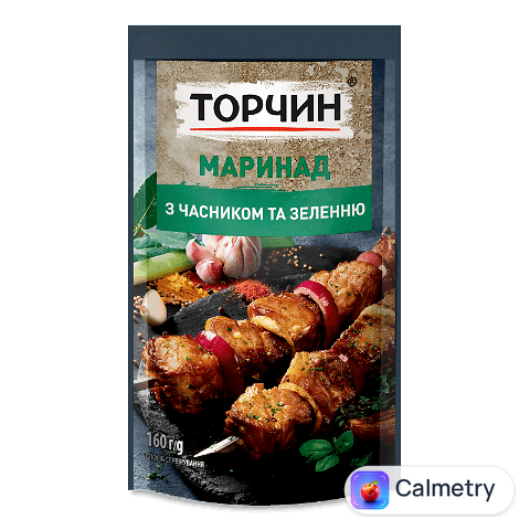 Маринад «Торчин» з часником і зеленню, 160г
