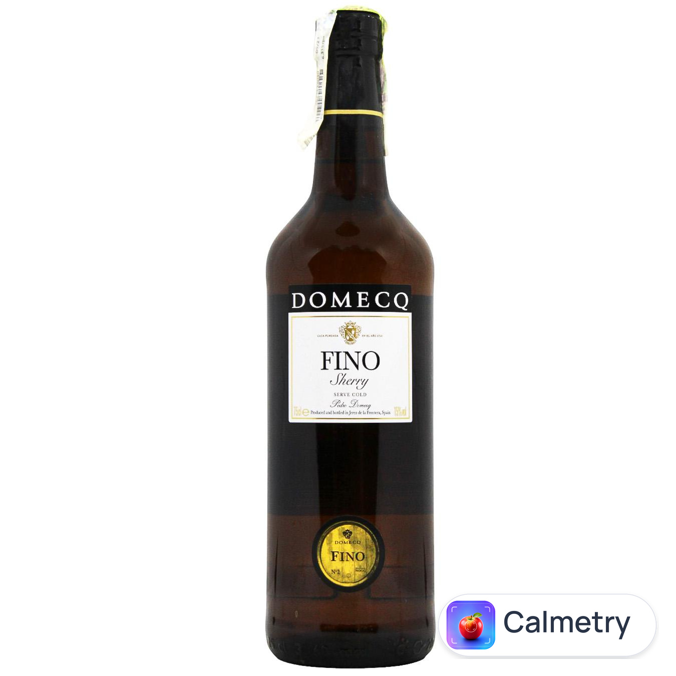 Вино Domecq Sherry Fino біле сухе 15% 0,75л