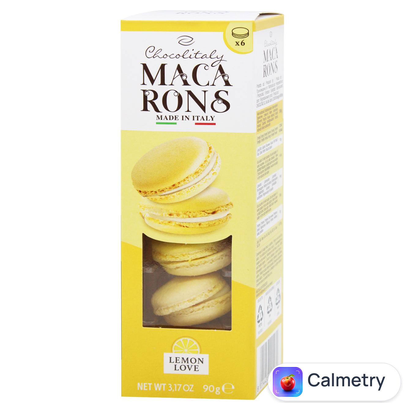 Макаруни Chocolitaly зі смаком лимона 90г