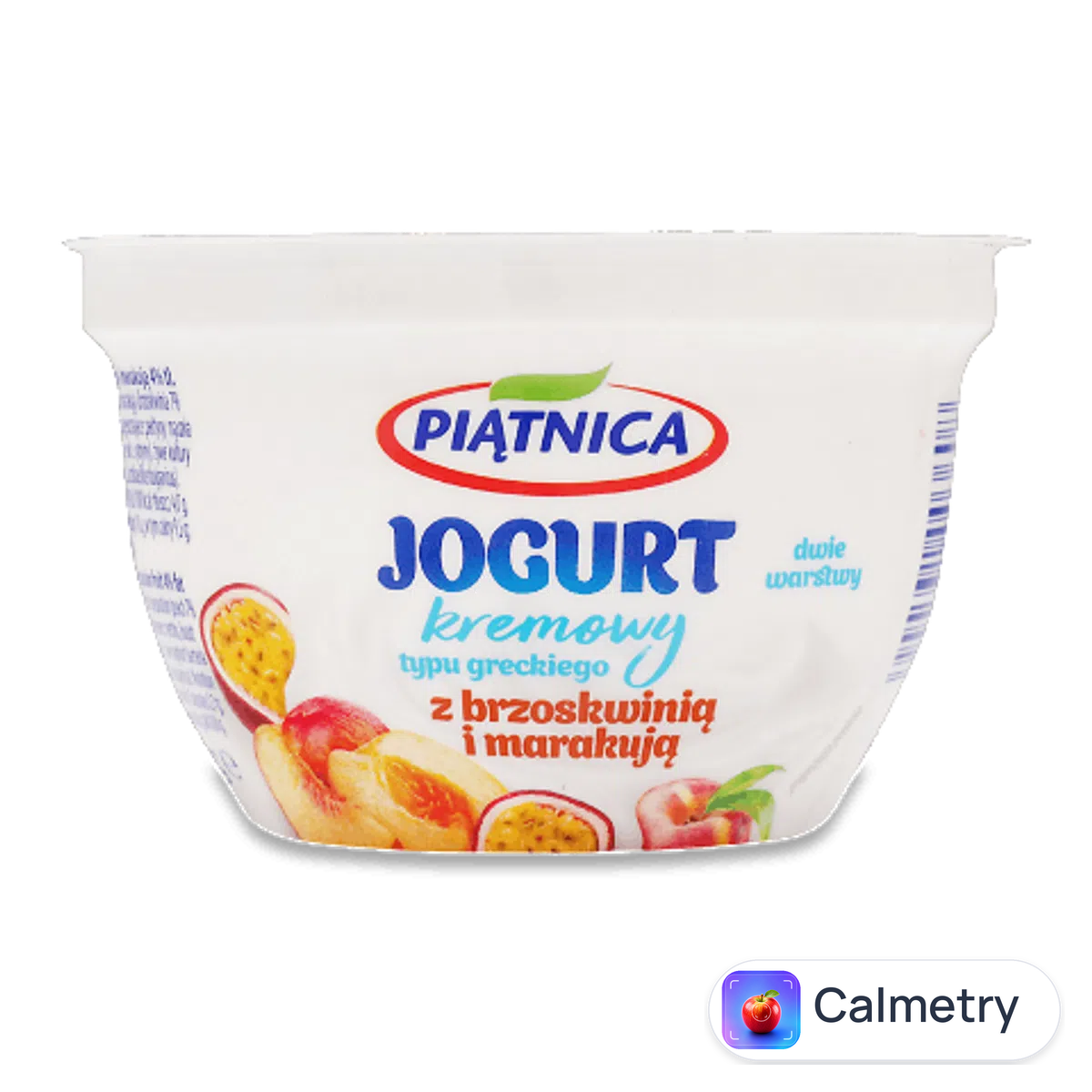 Йогурт Piatnica «По-грецьки» персик-маракуя 4% 150г