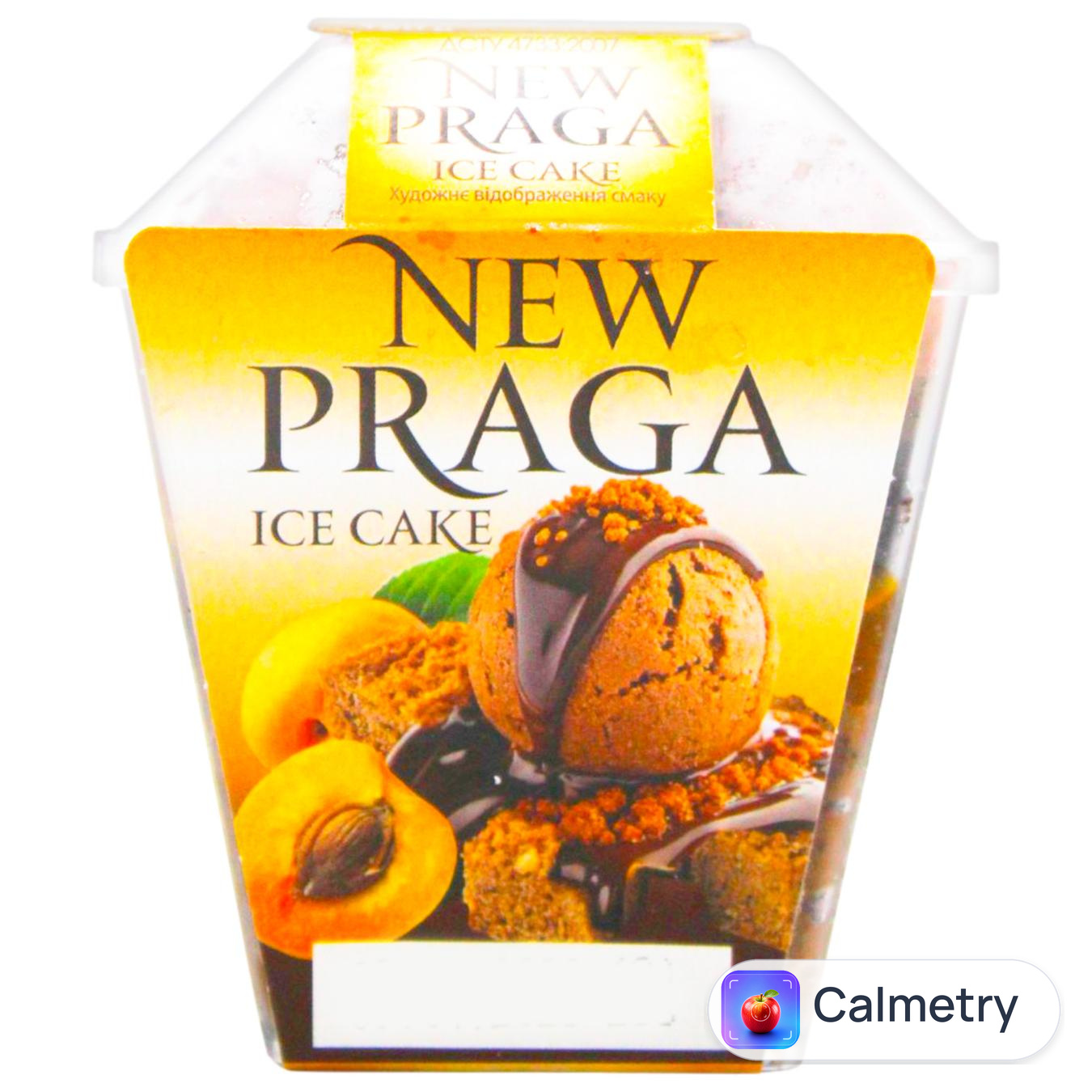 Морозиво Ласунка New Praga Ice Cake вершкове з какао 150г — фото продукту